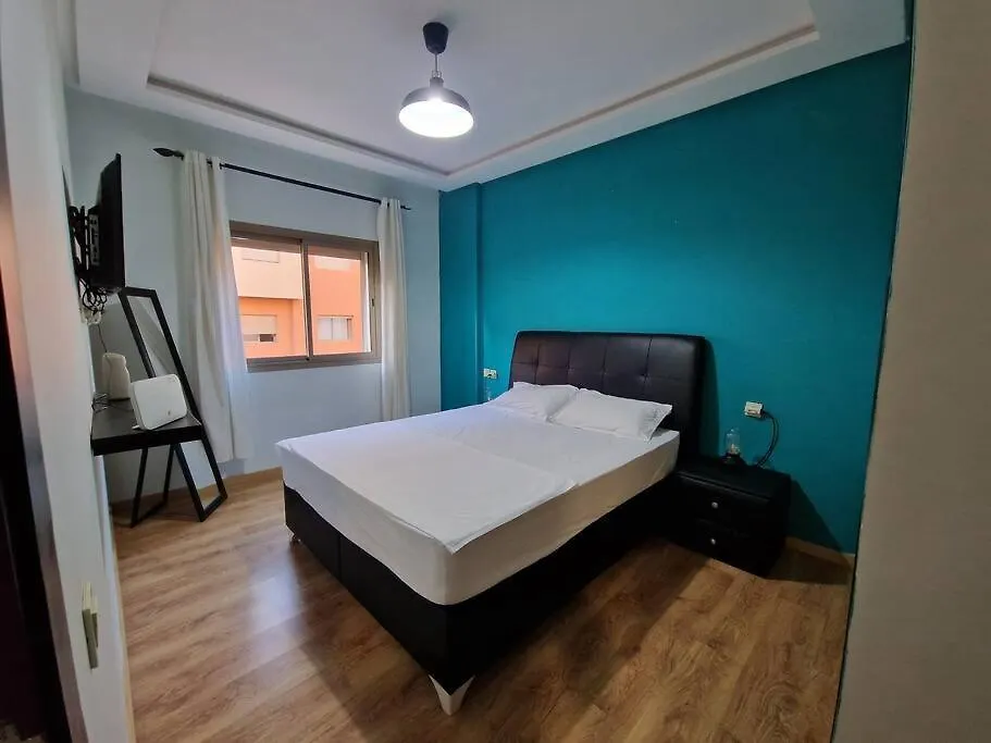 아파트 Residence Emeraude Avec Piscine 마라케시