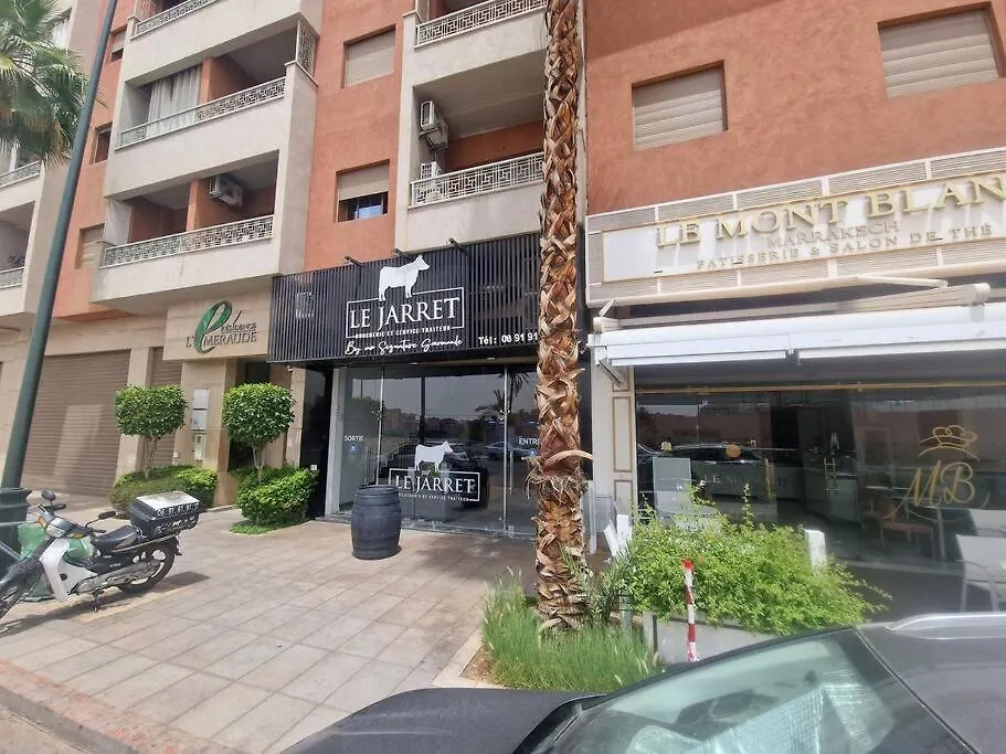 아파트 Residence Emeraude Avec Piscine 마라케시