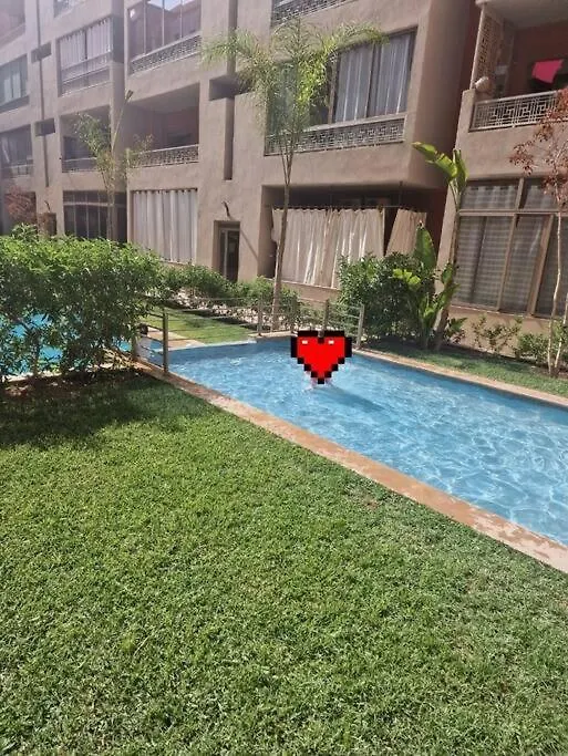 아파트 Residence Emeraude Avec Piscine 마라케시 모로코